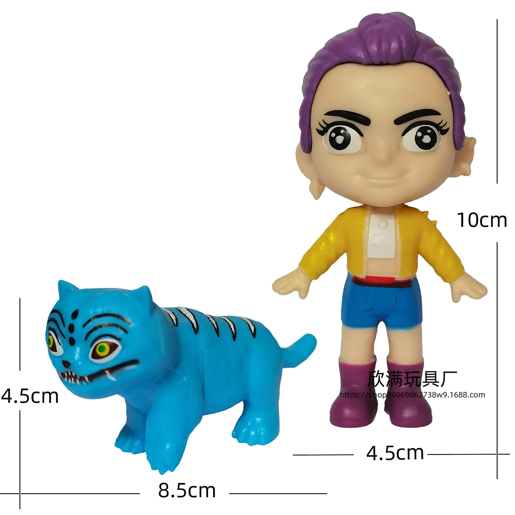 - NUEVO Kpop Demon Hunters Figura de anime Juguetes Lindo PVC Articulaciones móviles Figura de acción Modelo Muñecas Niños Decoración de cumpleaños Regalos de juguete