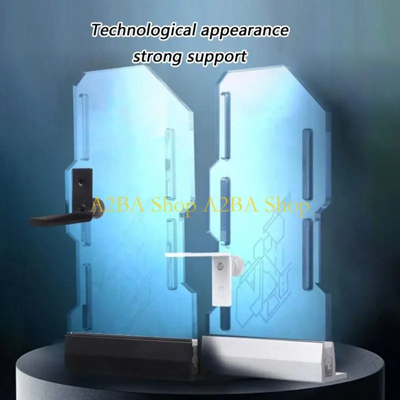 

A2BA Multifunctional GPU Stabilization System with Position Customization and Synchronized LED Effects