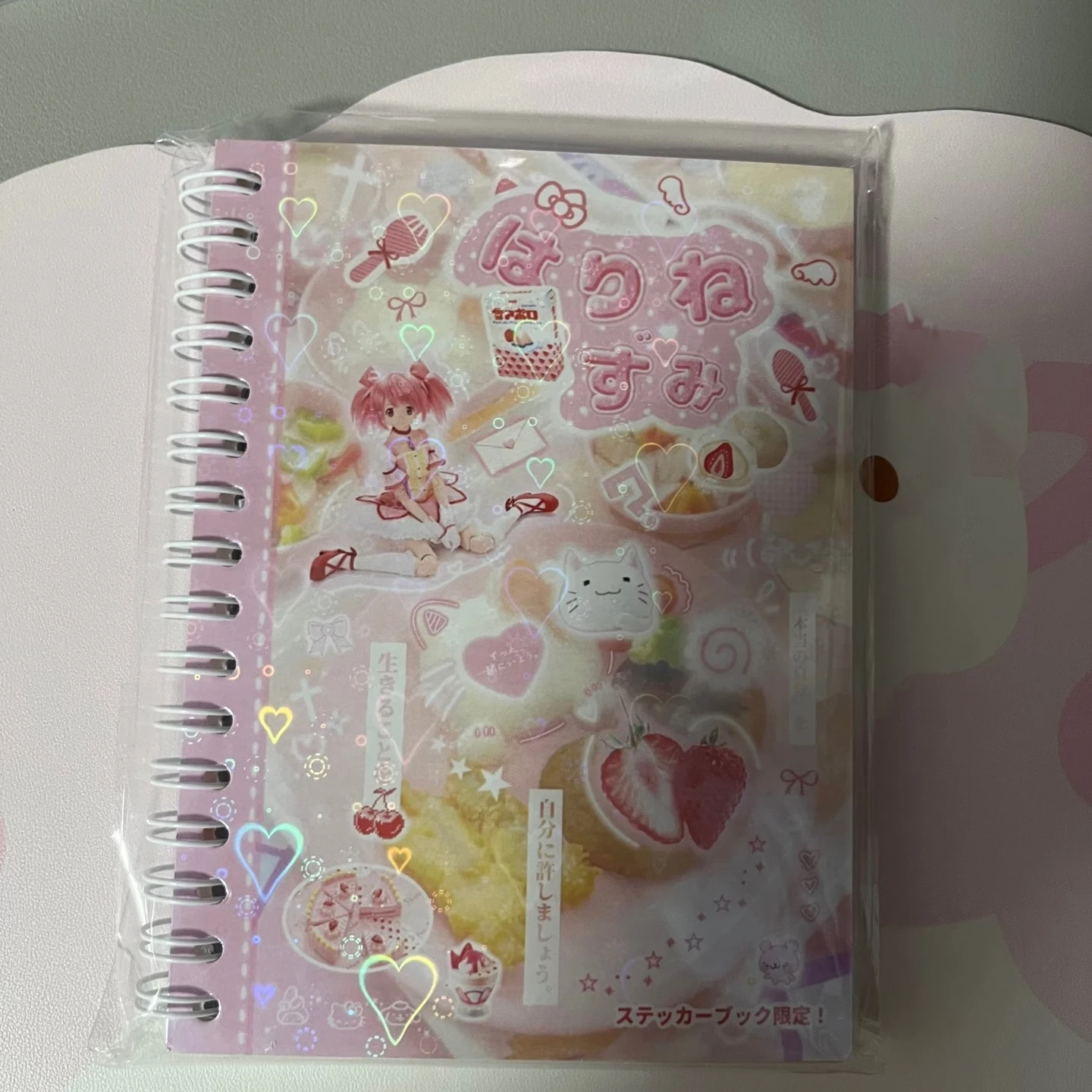 Japanisches antikes Stickerbuch, rosa Mädchen-Handbuch-Sticker, Katzenbirnen-Vortex-Stickerbuch, Studenten-Dekorationsmaterial, Sticker-Geschenk – Detail 11