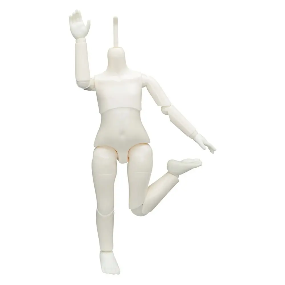 誕生日プレゼント メイクなし 1/6 Bjd ボディ ホワイト/ピンク/タン ドレスアップ用ヘッド 28cm 可動式人形ボディ 女の子向け