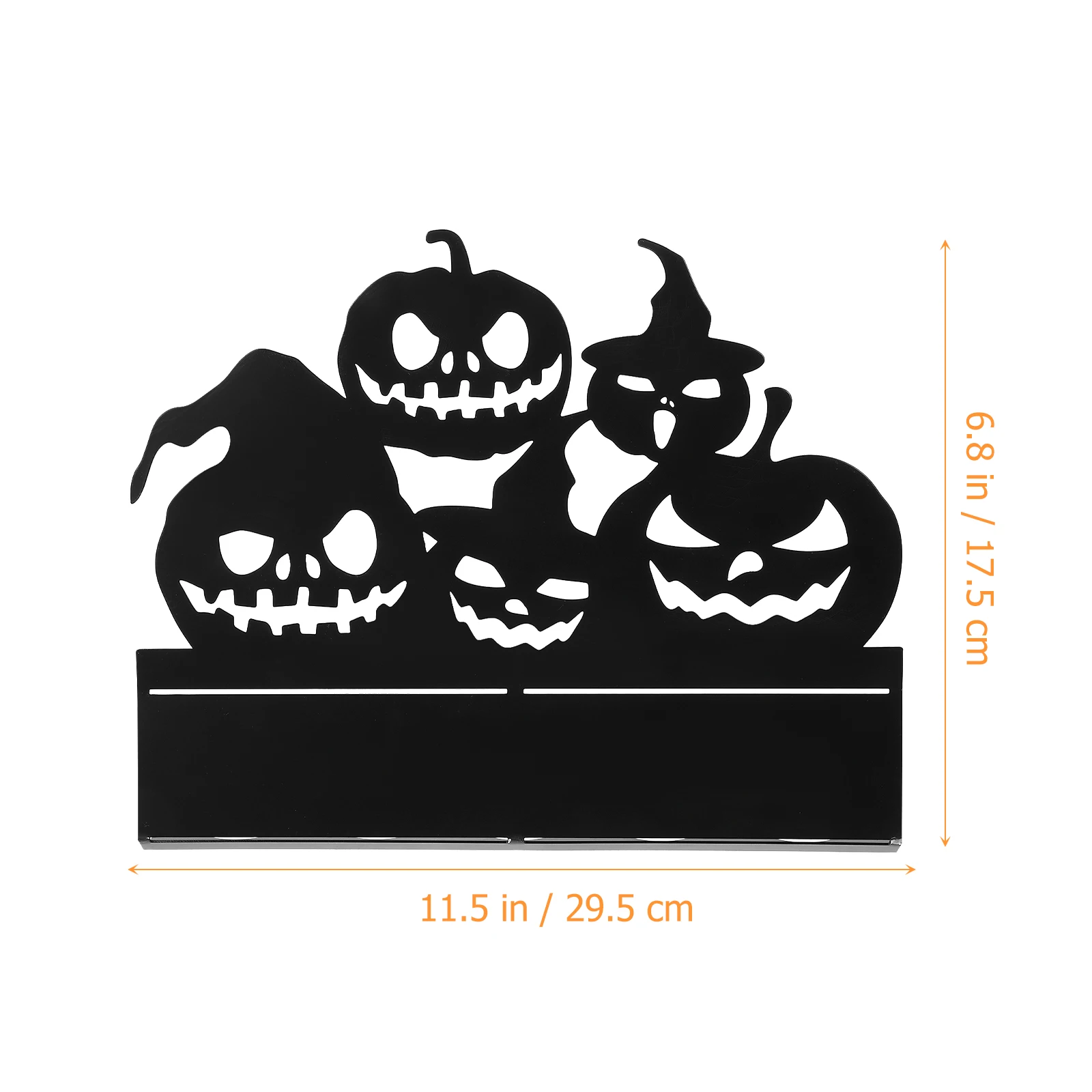 

Decor Pumpkin Candlestick Decoration Decorations Holder Iron Halloween Tea Light