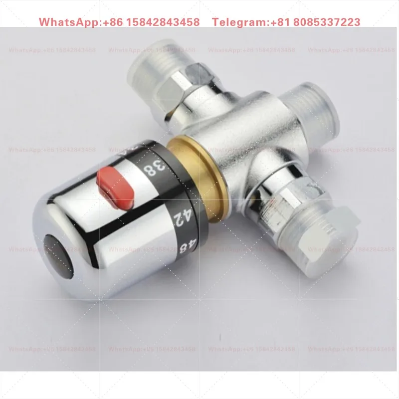 All Copper 4/6 Minute 1 Inch Thermostatic Mixing Valve Surface Mount Solar Water Temperature Control Valve