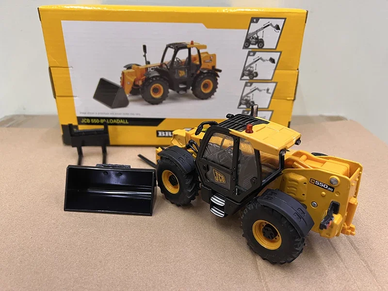 BRITAINS Diecast Alloy 1:32 Scale JCB 550-80 LOADALL Telescopic Arm Multifunctional Forklift Cars Model Adult Toys Classics Gift