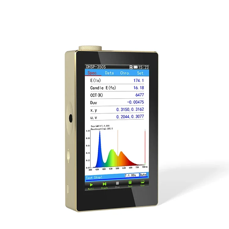 HOPOOCOLOR OHSP350S Portable Spectrum Analyzer Infrared Spectrometer