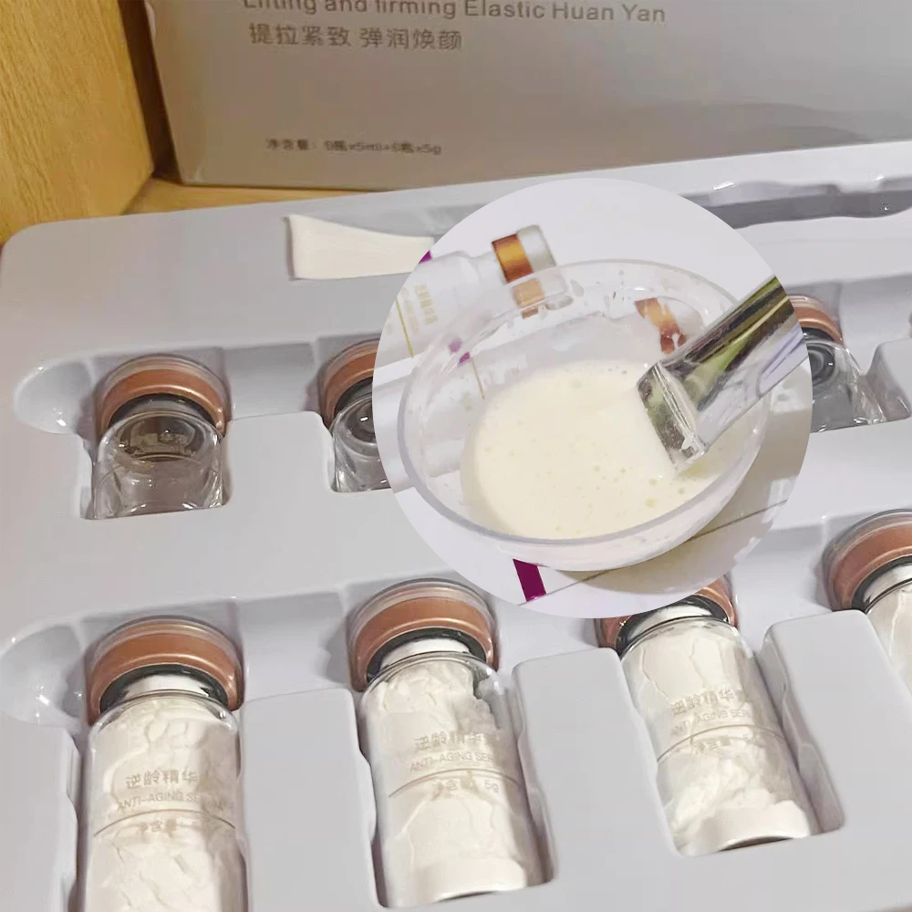 Mascarilla Facial Coreana Milagrosa DIY | Esencia de Péptidos para Reafirmar y Levantar el Rostro, Blanquear, Hidratar, Cuidado de la Piel SPA, Belleza