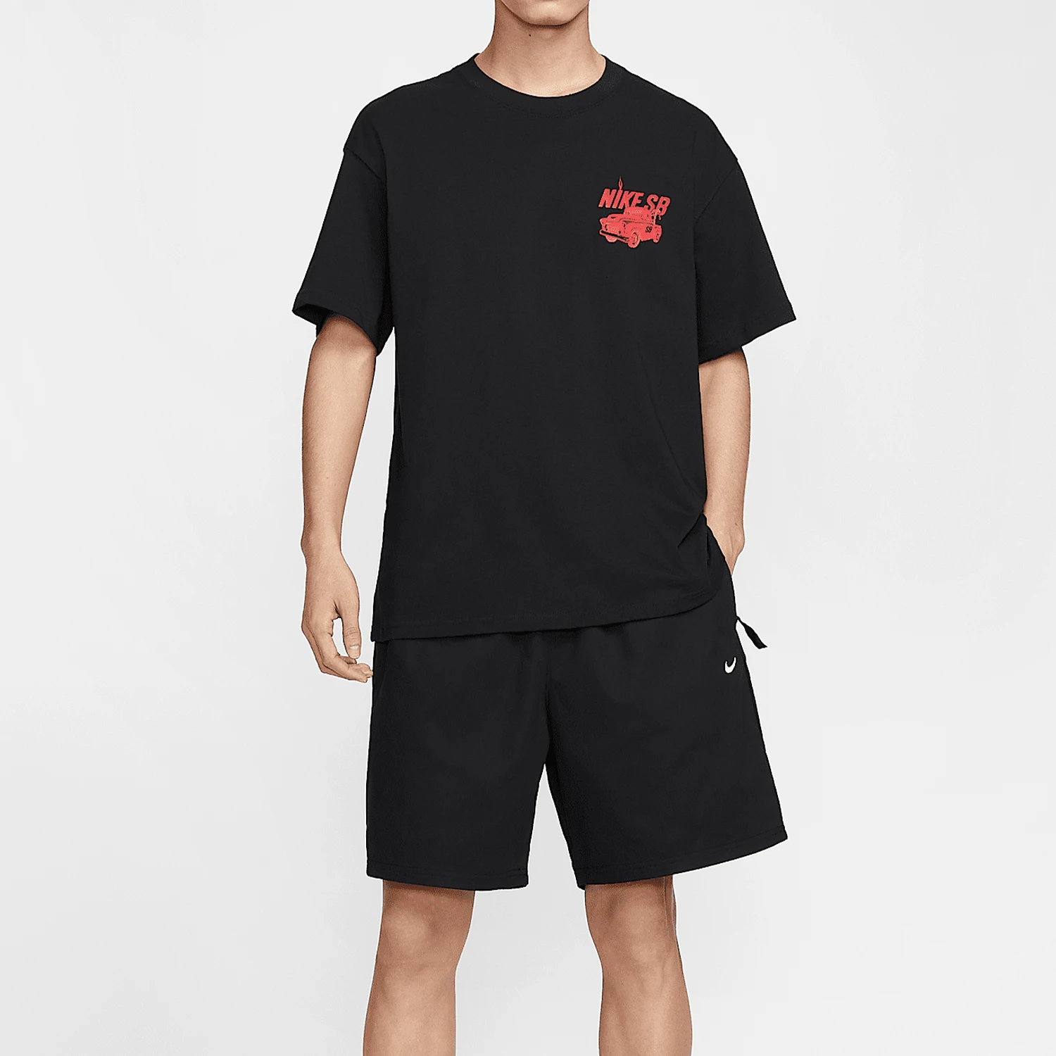 

Официальный новый мужской повседневный принт Nike со свободным узором и коротким рукавом HJ0821-010