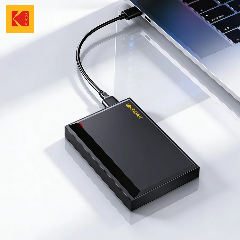 

Портативный жесткий диск Kodak P190 USB 3.0, 5 Гбит/с, 500 ГБ, 1 ТБ, внешний жесткий диск HDD для настольного компьютера PS4, расширение емкости