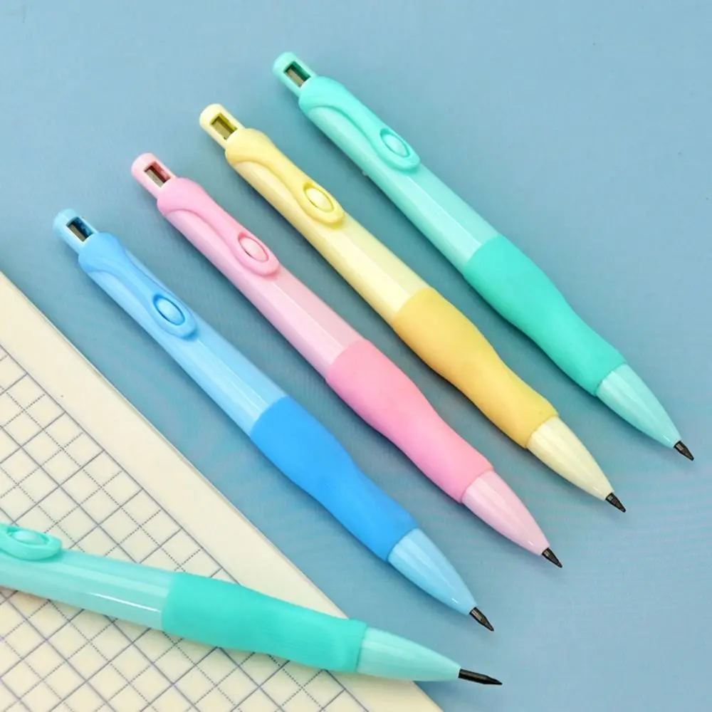 Pen Holding Posture Correction Automatic Pencil 2B Lead 0.5/0.7/0.9/2.0mm Mechanical Pencil Comes With Sharpener Movable Pencil