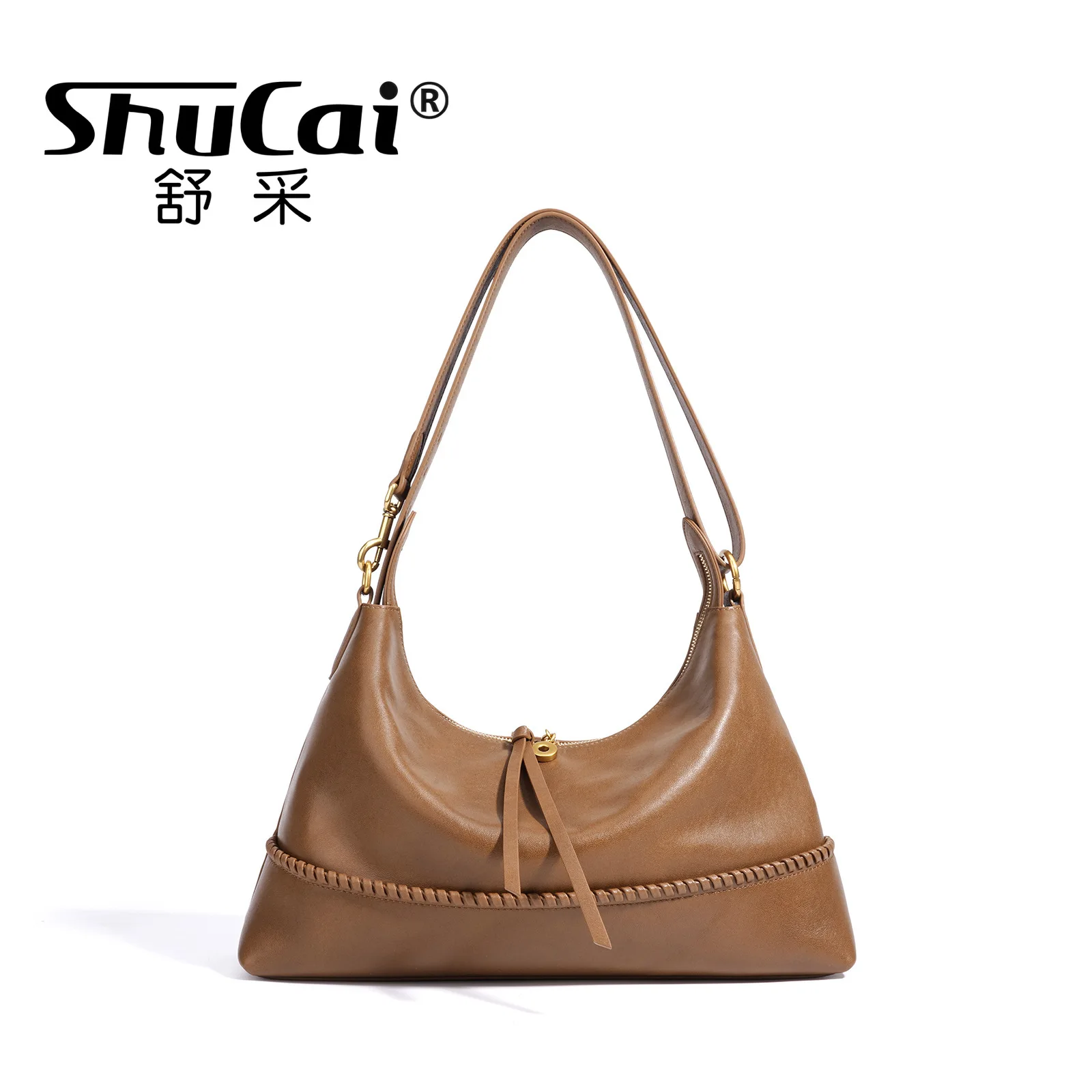 

Genuine Grade Leather Women's Shoulder Crossbody Bag Luxury Designer Brand Ladies Tote for Woman Handbag Female Underarm Bag New