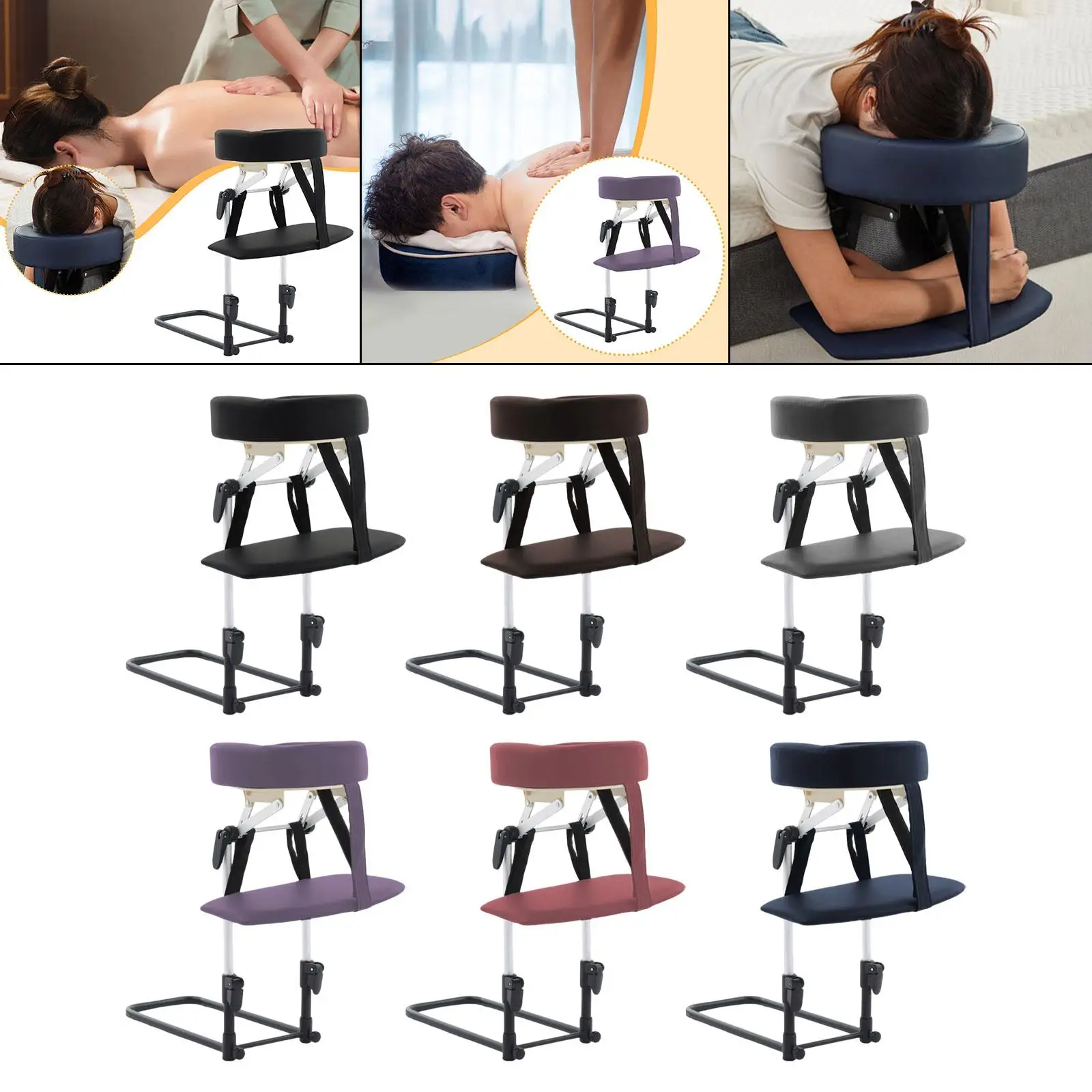 Mattress Top Massage Kit Support Bracket Home SPA Sturdy Portable Professional Comfortable with Massage Table Arm Rest for Bed
