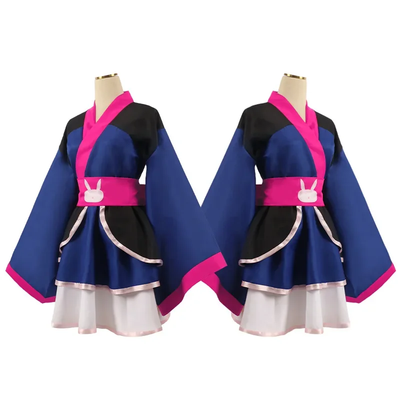 HUNTER×HUNTER GON FREESS Anime Cosplay Costume para Mulheres, Saia Lolita, Kimono Suit, Roupas de Festa Halloween, Roupa Dva