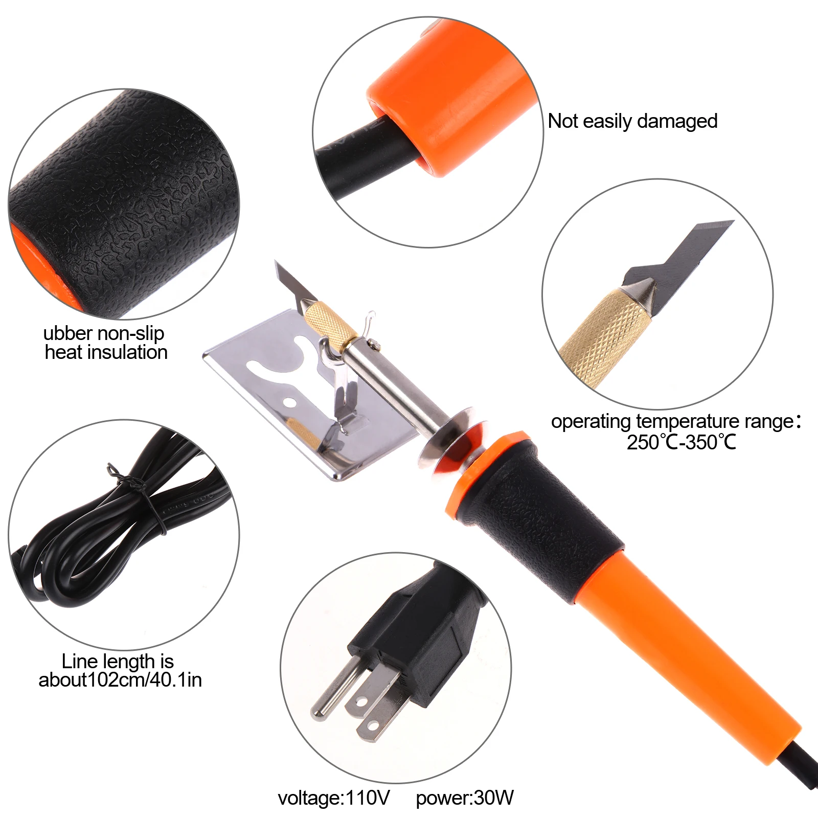 Hot Knife multifunctionele stencilsnijder met metalen standaard