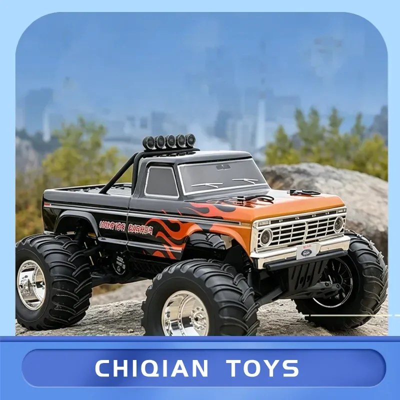 FMS Rc Monster Truck Ford F100 1 10 Brushless Rear Wheel Drive High Speed Off Road Drift Waterproof 2S 3S Battery Adult Hobby