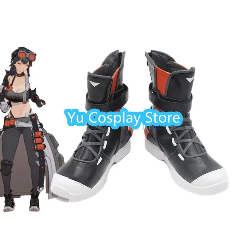 كاندي 2025Yu- Game Zenless Zone Zero Grace Howard PU أحذية من الجلد أحذية كرنفال الهالوين كوسبلاي الدعائم C