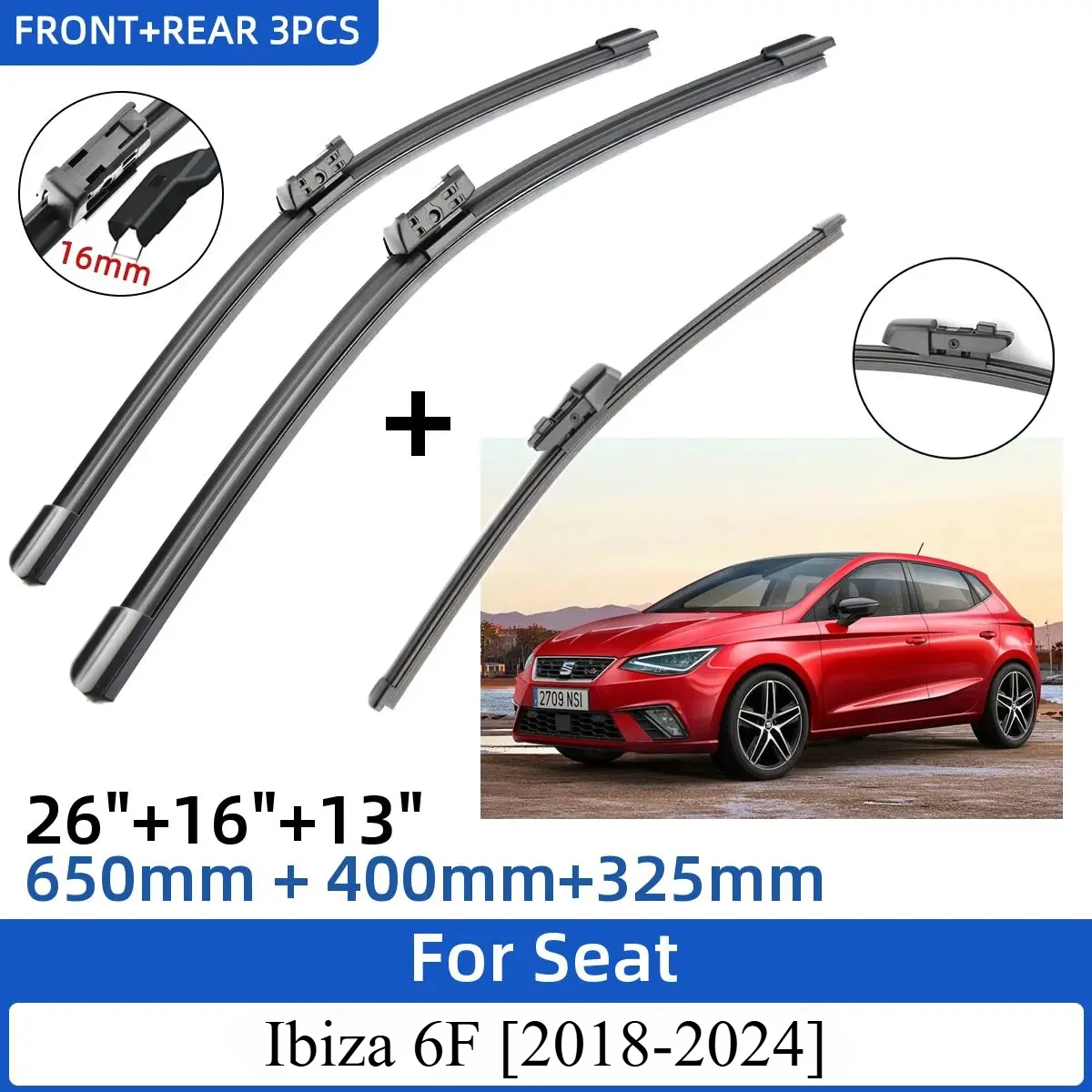 3PCS For Seat Ibiza 6F 2017-2024 26