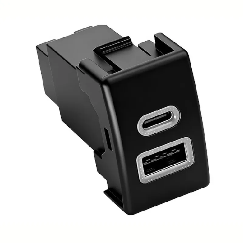 L10A Car 36W Dual USB Port Switch Panel Fast Charging USB QC3.0 Port For For Haima/Mazda 323 Premacy Outlet Power Adapter