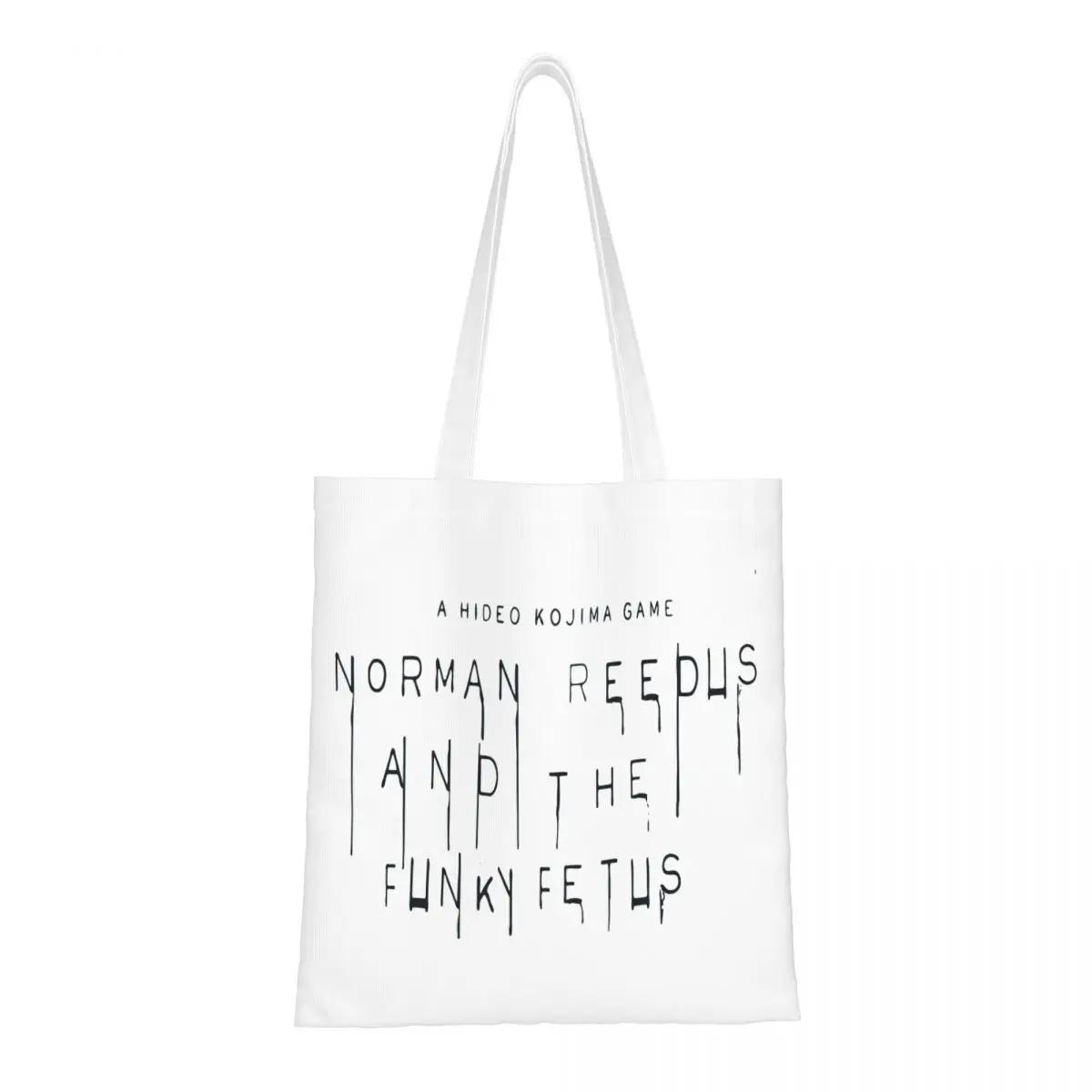 

Сумки-тоут Norman Reedus And The Funky Fetus большой вместимости Death Stranding Kojima Productions, продуктовая сумка для девочек, сумки