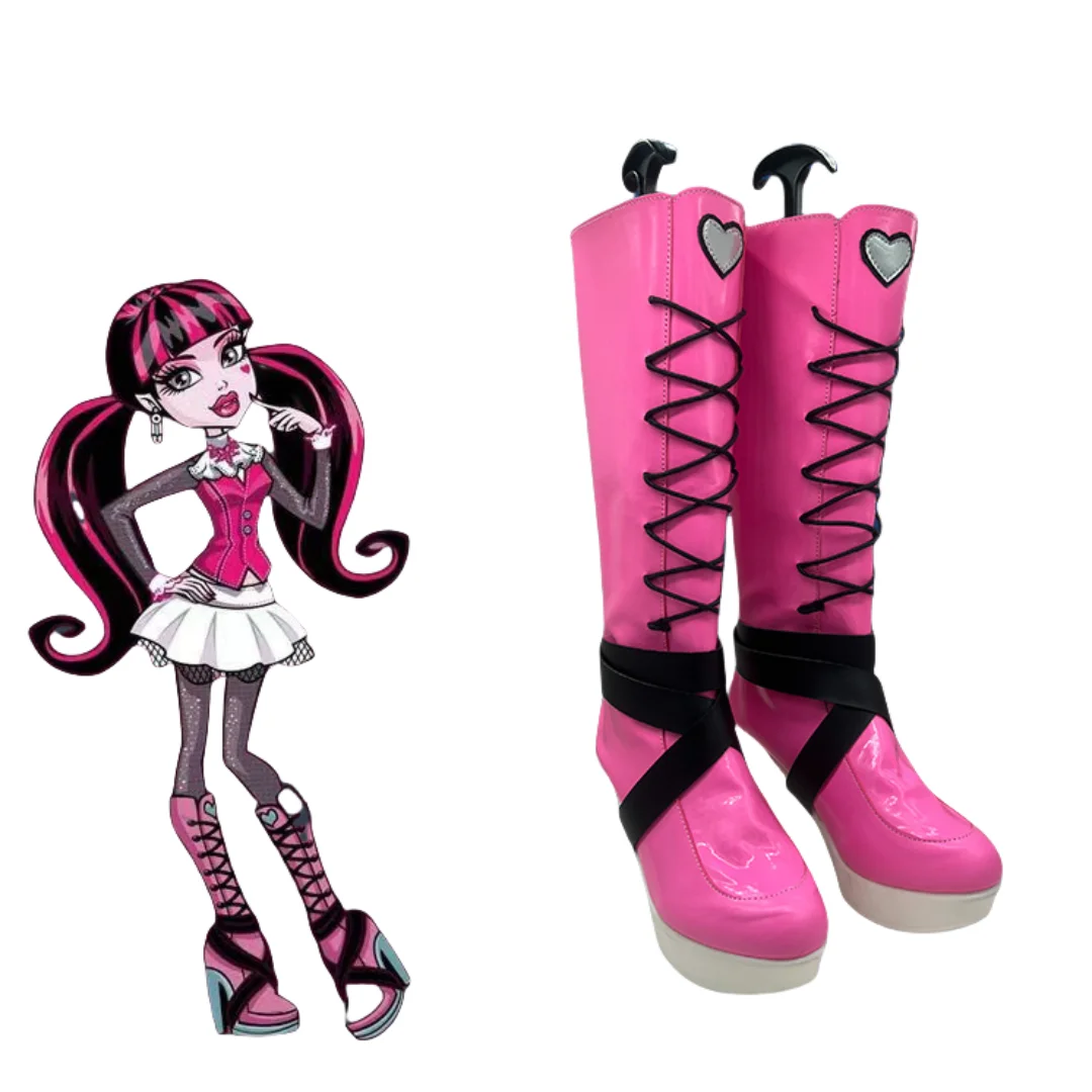 Draculaura Cosplay Shoes Boots Monster High Shoes