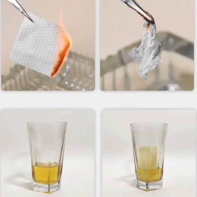 20pcs/bag Disposable Face Towel Soft Individual Pocket Paper Tissue Facial Cleansing Wet Dry Makeup Wipes Beauty Square Towel