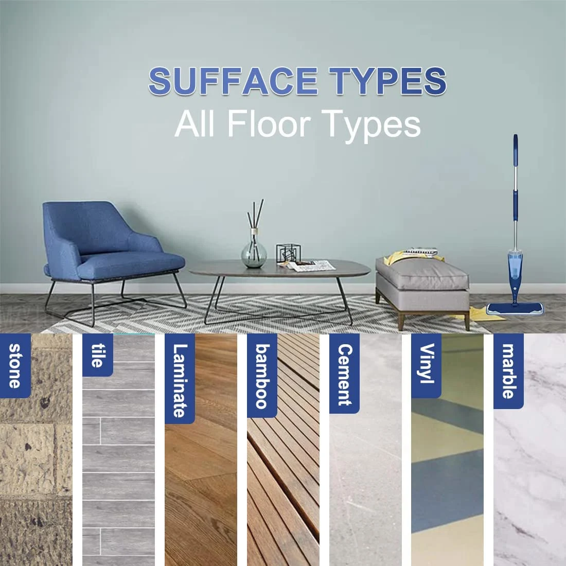 O novo pacote de 3 almofadas de esfregão de microfibra para almofada de limpeza de microfibra compatível com esfregão para limpador de piso de madeira