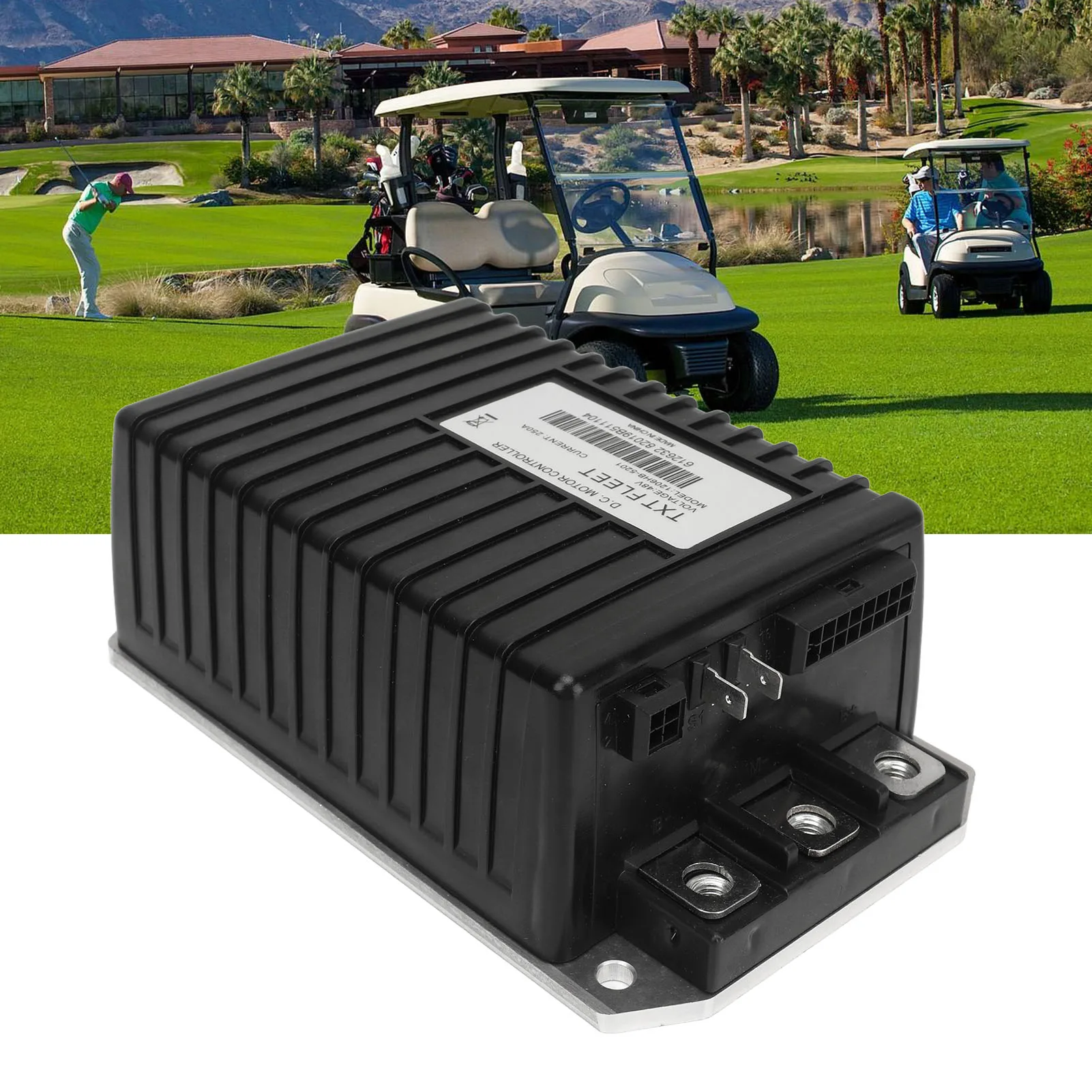 カート モーター コントローラー 48V モーター コントローラー 250A ITS スロットル入力 1206HB 5201 E‑GO Express S4 L4 の交換用