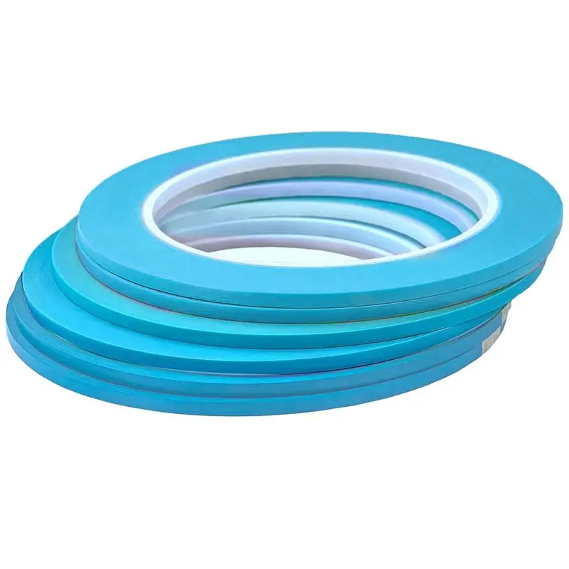 

A01F-6 Rolls Fine Line Tape High-Temp Viny Fineline Masking Tape Painters Tape Blue (1/8 Inch 6Pcs)
