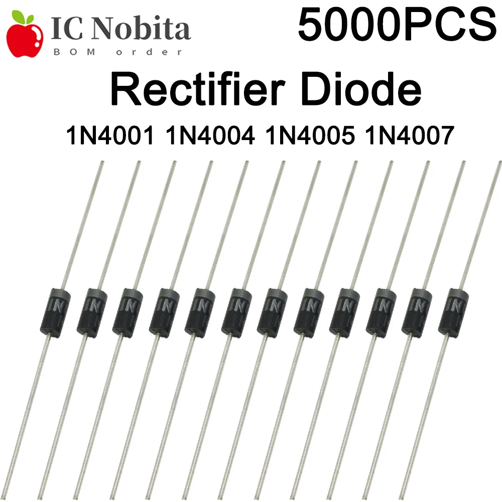 

5000PCS 1N4001 1N4004 1N4007 Rectifier Diode DO-41