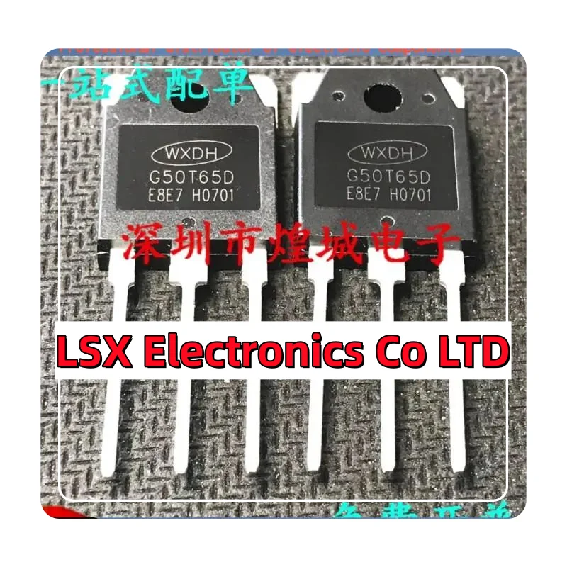 オリジナルのigbt,送料無料,g50t65d,650v,50a,k50t60,50n60,10個-50個