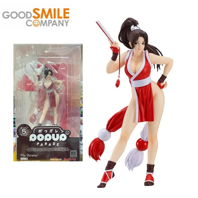 Original GSC POP UP PARADE Fatal Fury Anime Figure Mai Shiranui Action Figure Toys for Boys Girls Kids Children Birthday Gifts