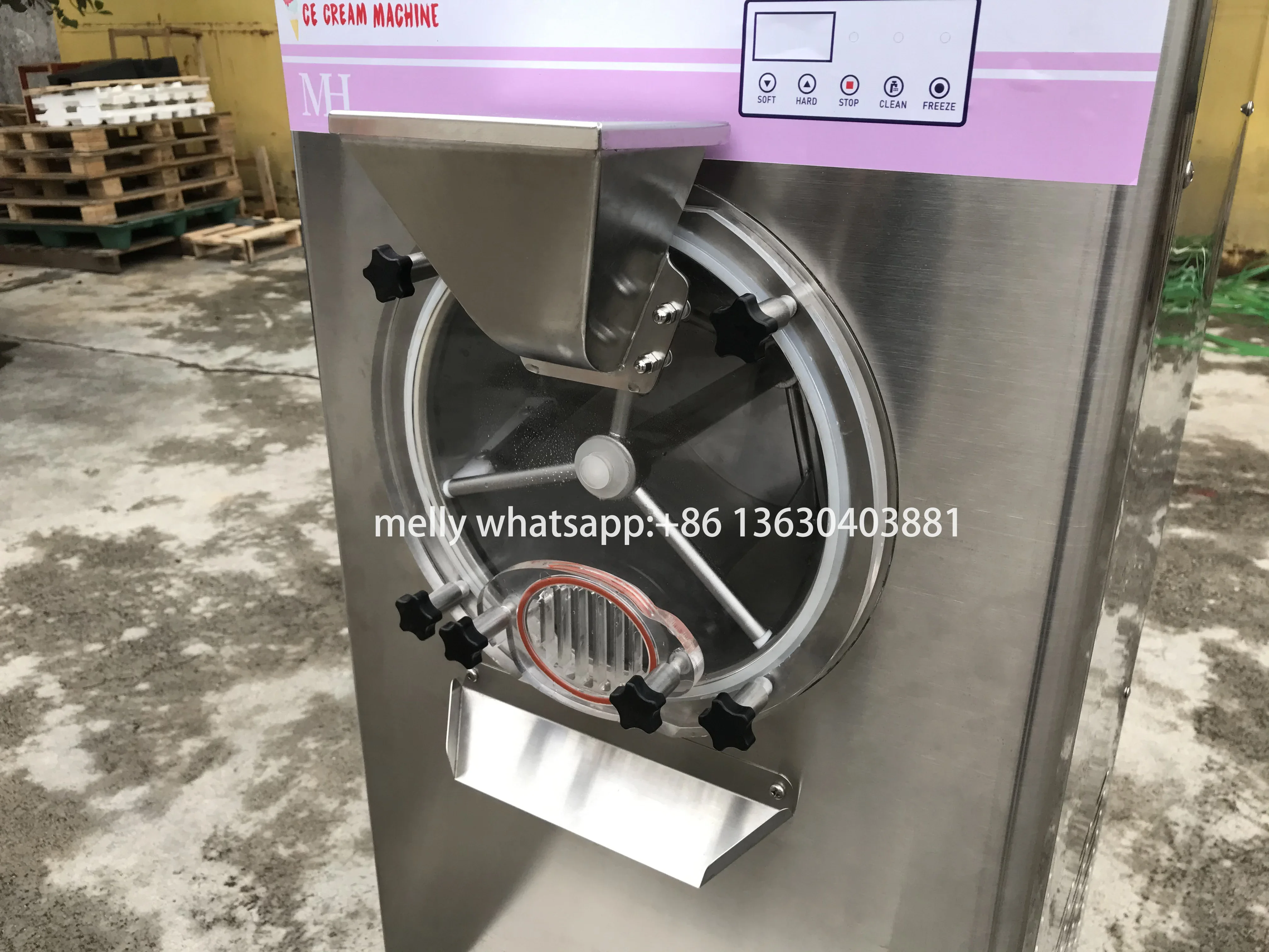 Italian Hard Ice Cream Machine Batch Freezer Gelato Ice Cream Machine For Sale