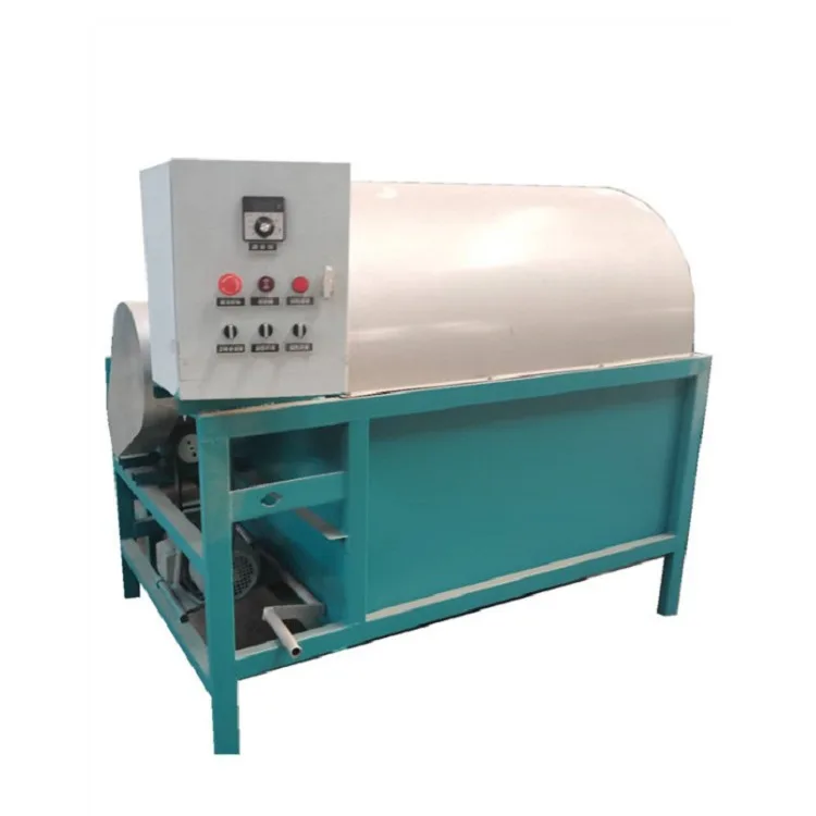 

Small automatic drum frying machine, commercial frying peanut melon seed machine, electric heating sesame rapeseed pepper fry