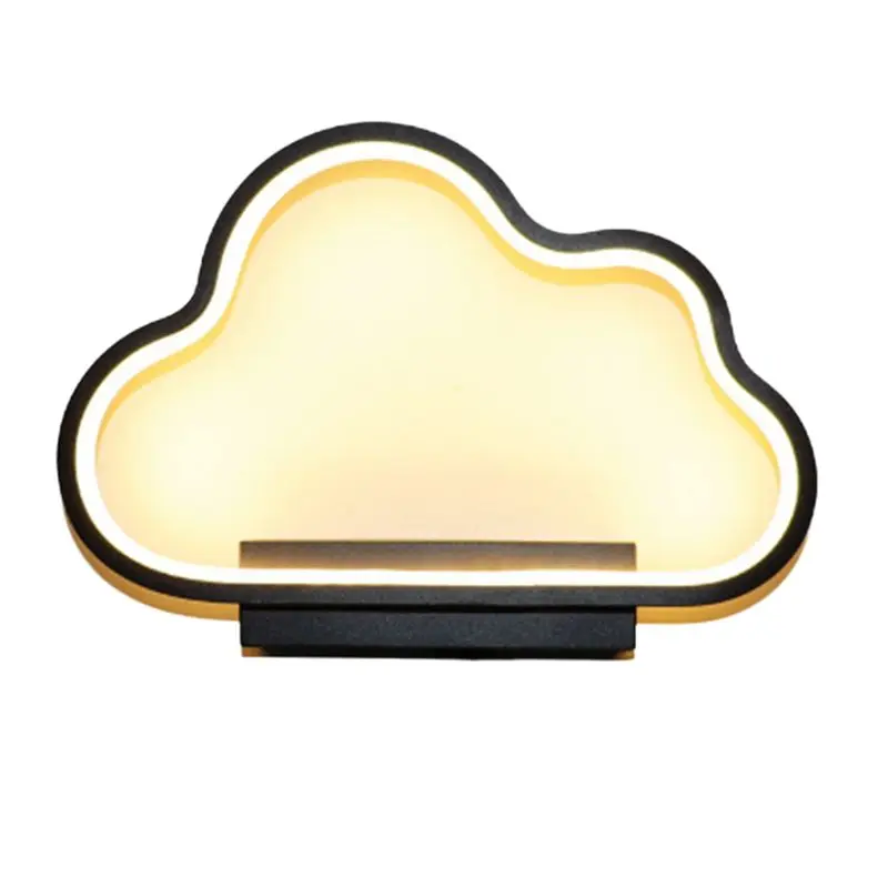 AA94-Cloud Design Decor Wall Light 220V Embedded Sconce Cloud Shape Wall Light Light Indoor Bedroom Wall Lamp Living Room A