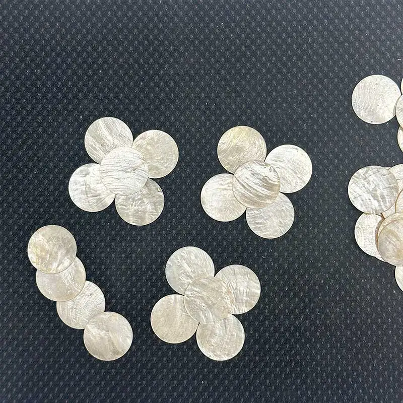 10 Stück runde Perlmutt-Mosaikfliesen, natürliche Muschel-Mosaikstücke für Heimdekoration, Bastelmaterialien, Hobbys 917