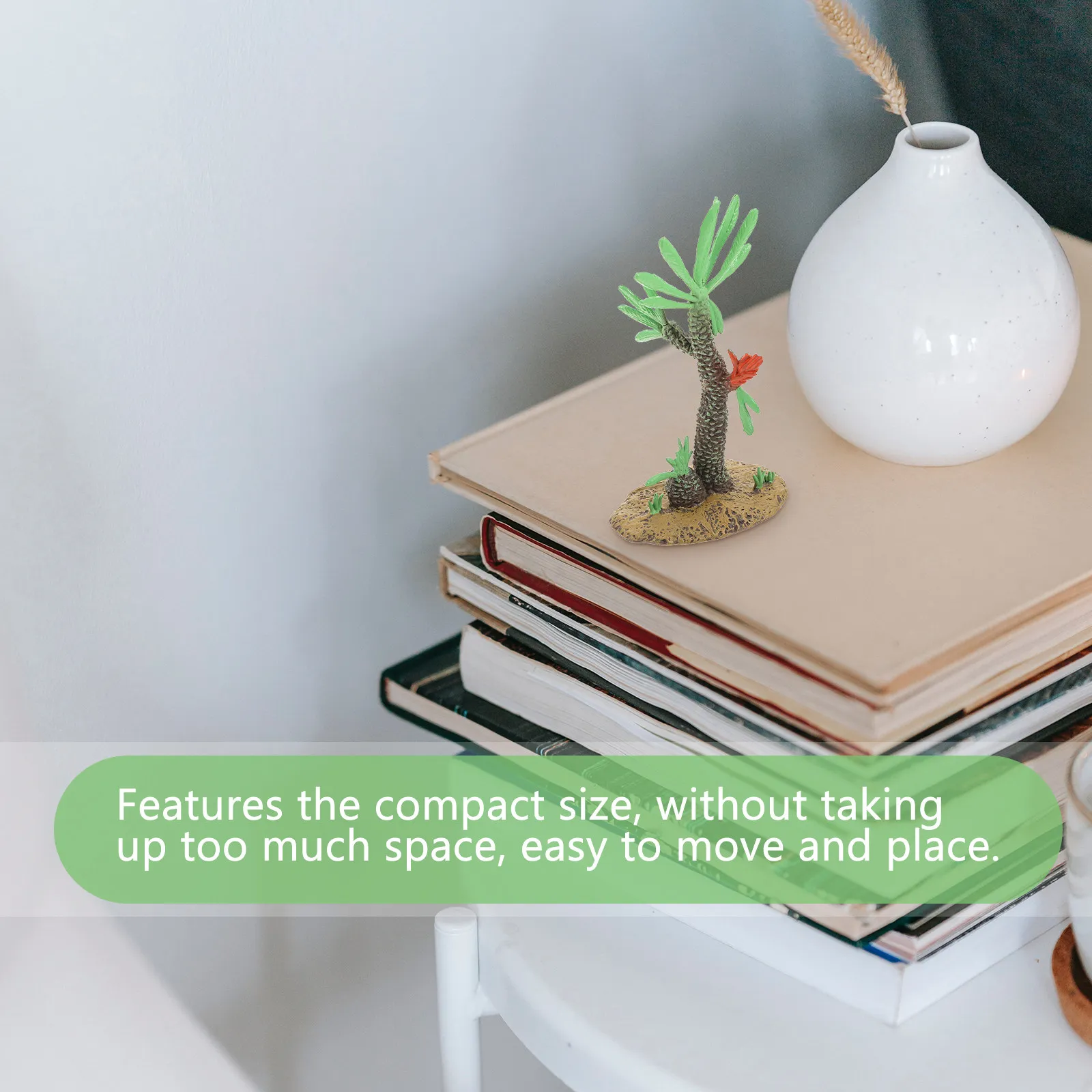 1Pcs Simulation Plastic Old Tree Decor Compact Home Garden Landscape Ornament for Desktop Bookshelf Housewarming