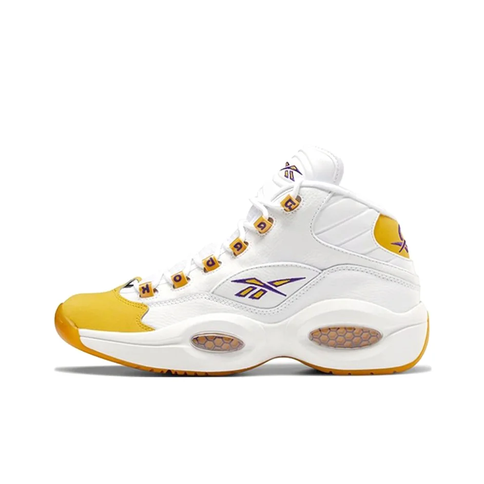 Tênis POIZON Reebok Question Mid "Yellow Toe - Kobe"
