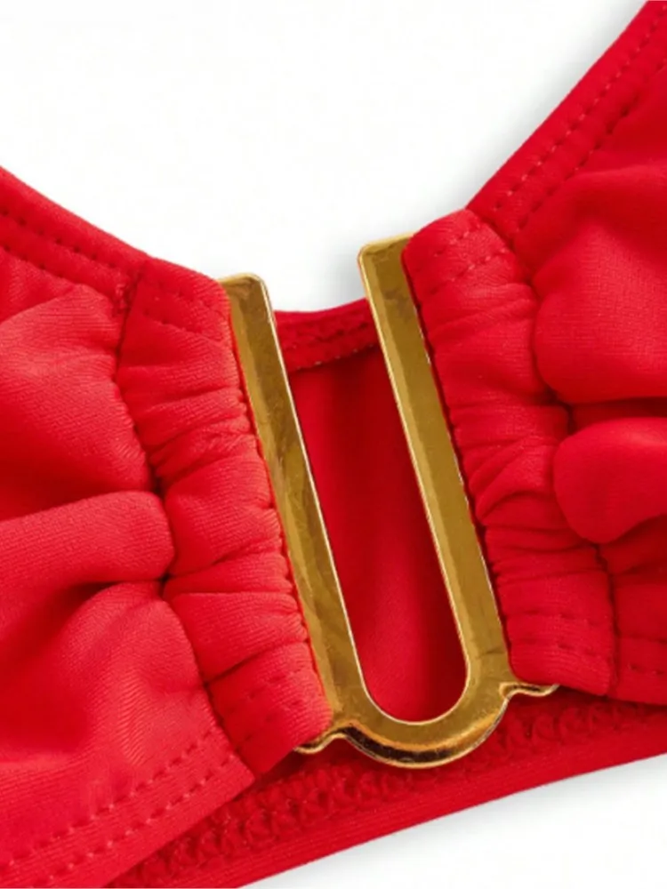 Stroje kąpielowe damskie Seksowne bikini Nowe bikini push-up Zestaw bikini brazylijskich Strój kąpielowy damski Odzież plażowa Biquini 3-częściowe komplety 2026