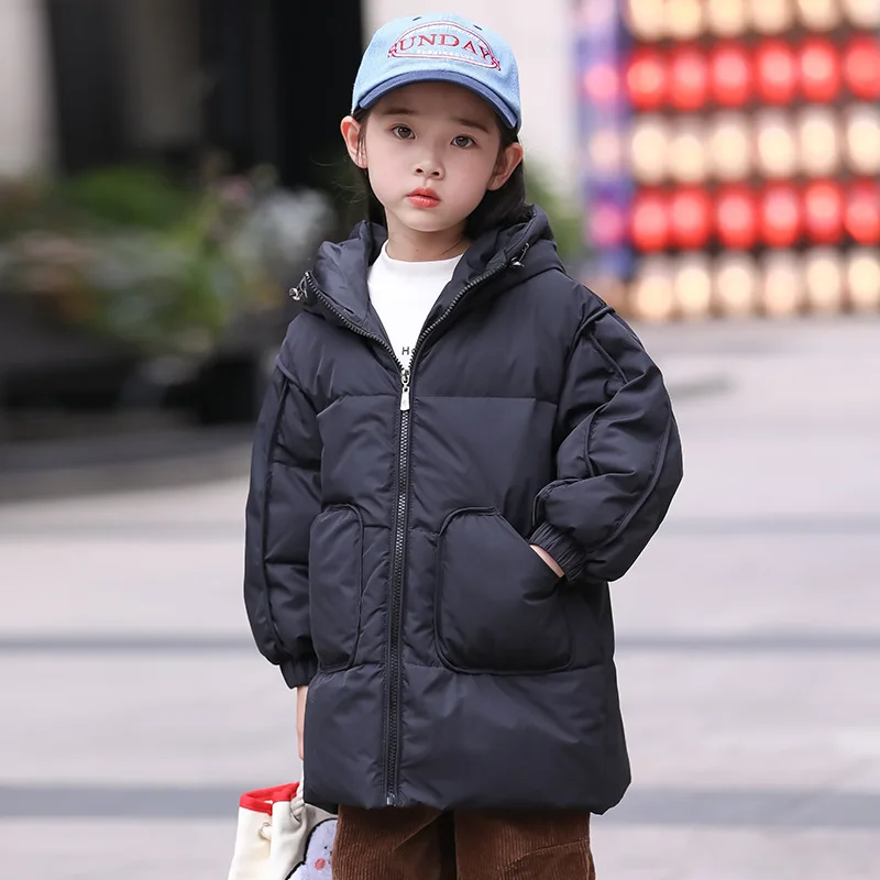 Child New Down Jacket Winter Warm Hooded Children's Wear Coat