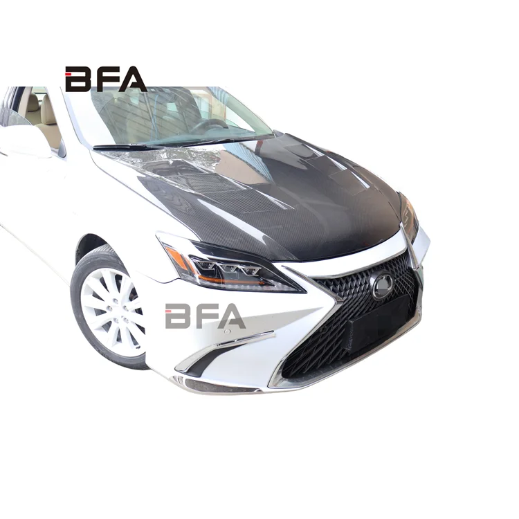 For 06-12 Lexus ES200 es250 es300 upgraded carbon fiber hood heat sink hole style body kit