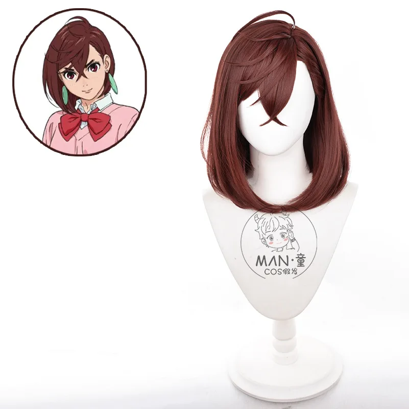 

DAN DA DAN Momo Ayase Cosplay Wig 40cm Hair New Anime Heat-resistant Fiber Hair Free Wig Net Halloween Girls Hair