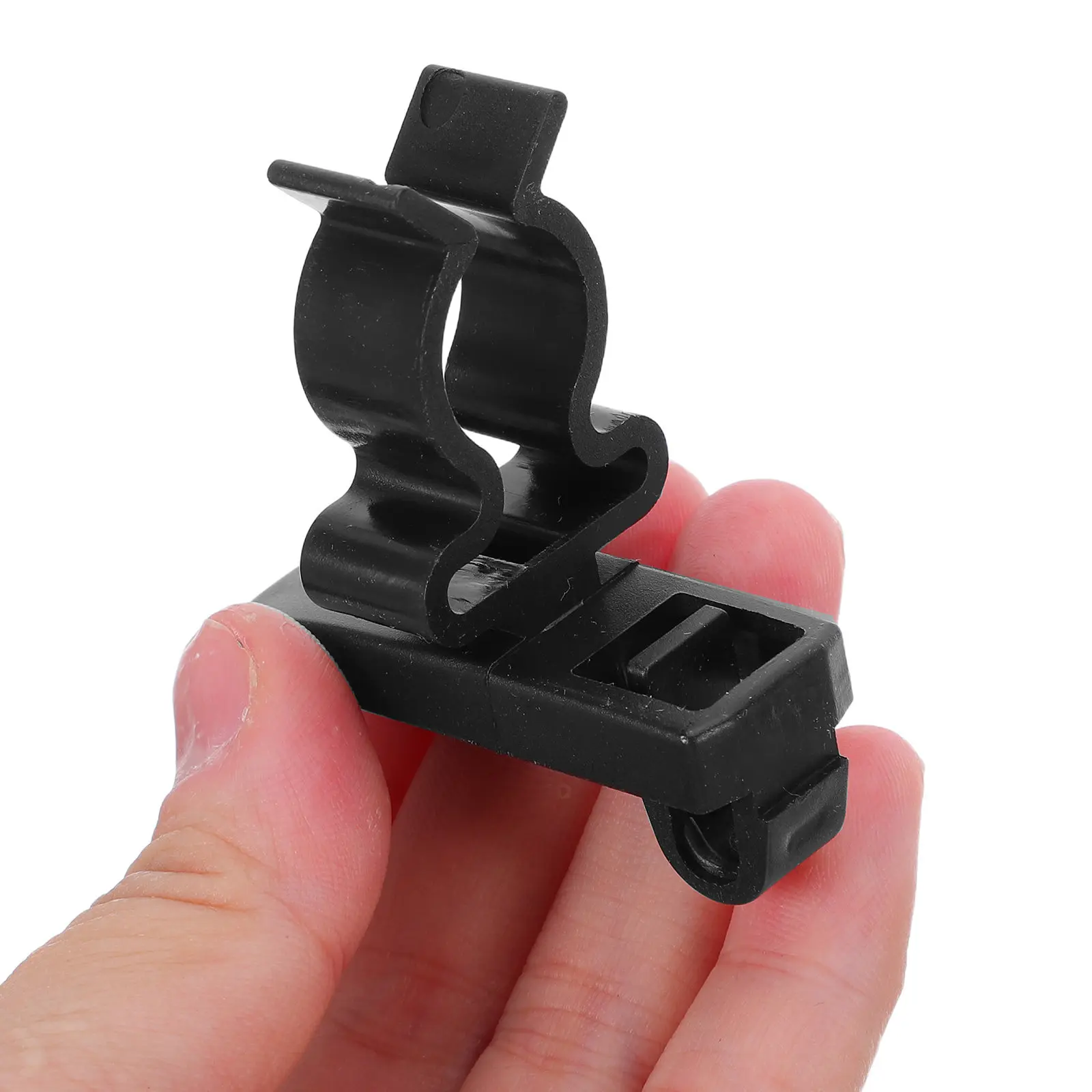 10Pcs Garage Hole Board Clamp Plastic Pegboard Clips Tool Holders Heavy Duty Utility Clamps Wall Storage Organizer Home Shop
