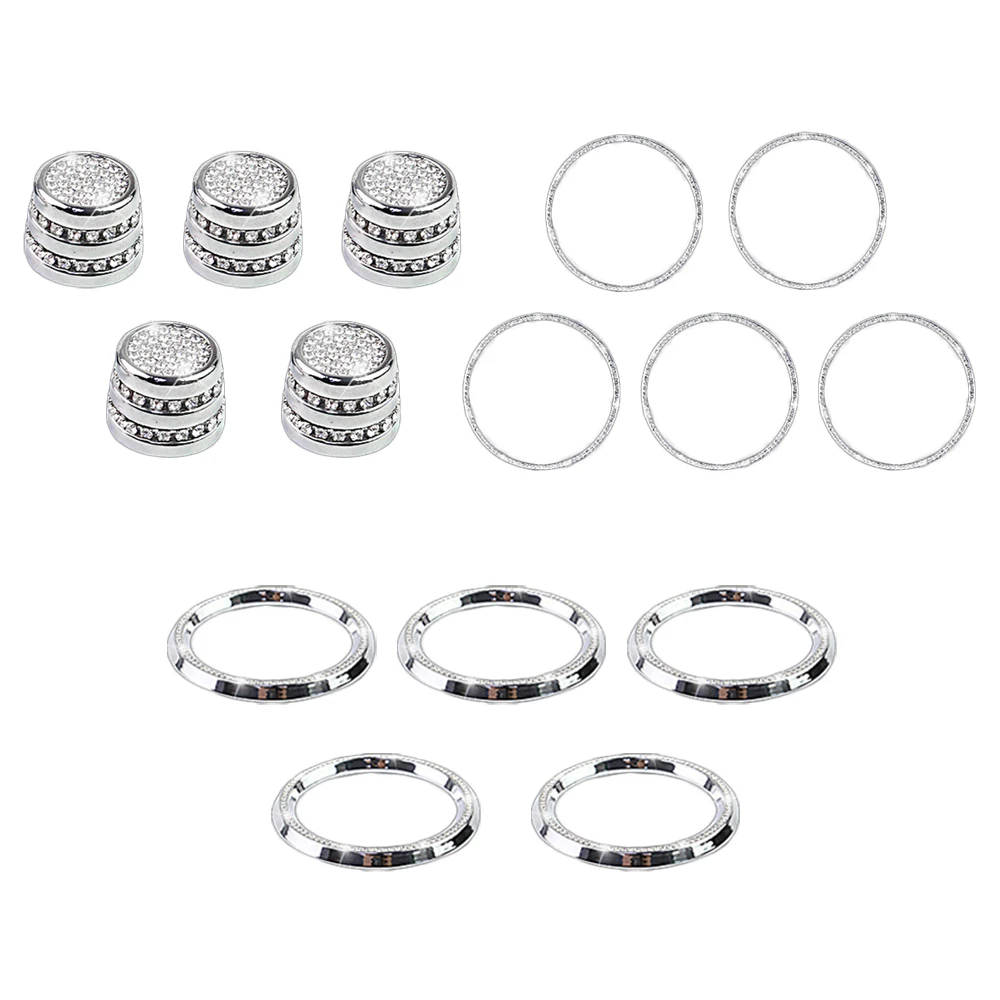 

Rhinestones Shinning Car Air Vent & Button Cover Trims Car Air Vent Cover Trims Fit for Mercedes-Benz C-Class (W205): 2015-2018