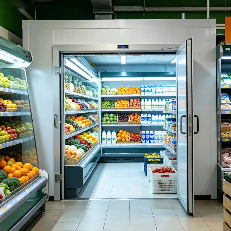 

Modular Cold Room Walk In Freezer with Heavy Duty Refrigeration System for Meat Storage Customized