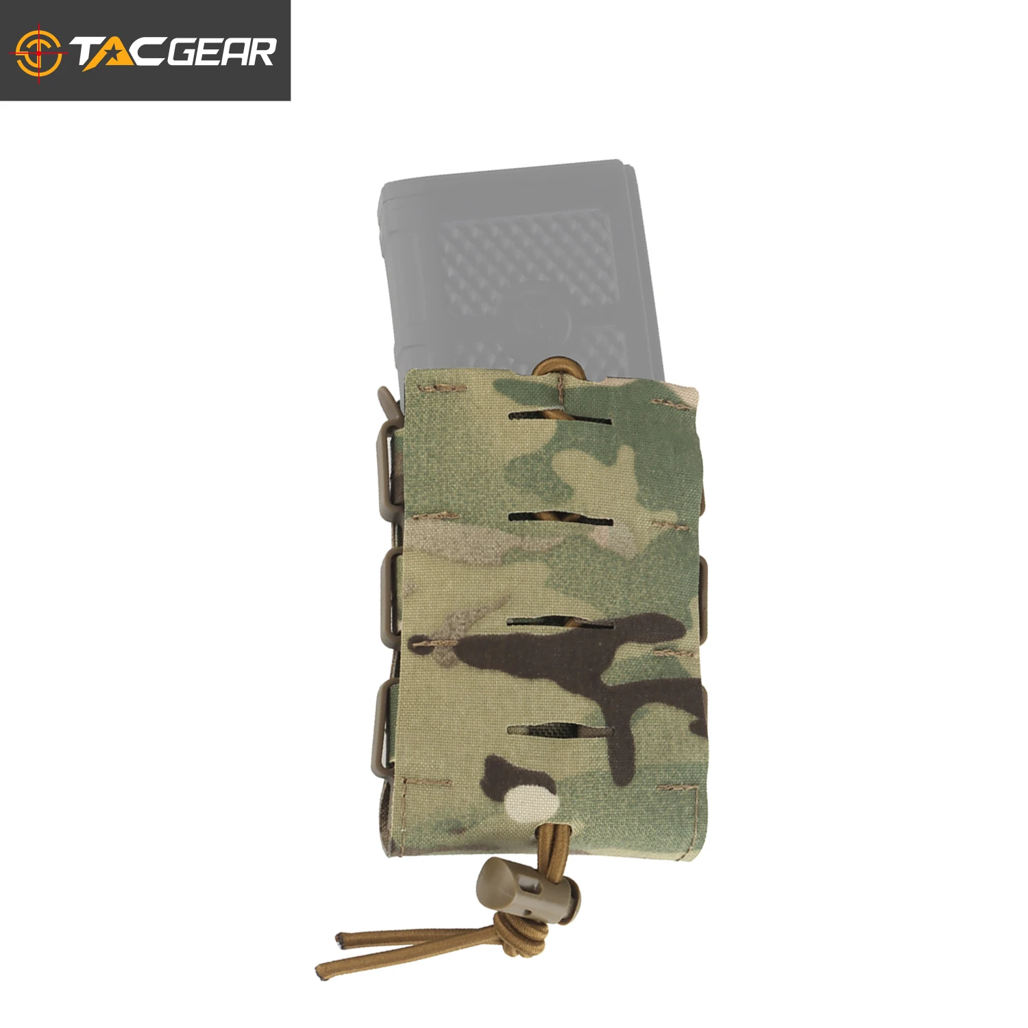 

TACGEAR Urban-Assaulter Molle Single Rifle Mag Pouch 5.56 .223 7.62 .308 Magazine Pouch M4 AR AK Mag Carrier Airsoft Mag Holster