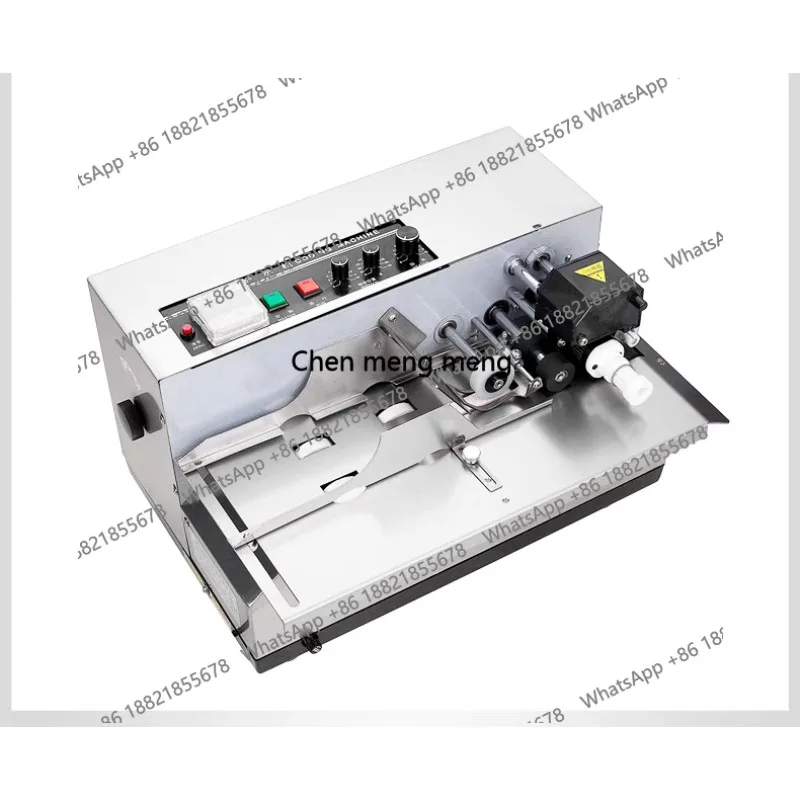 Automatic Solid Ink Roller Date Batch Printing Coding Machine Stainless Steel Painted Housing