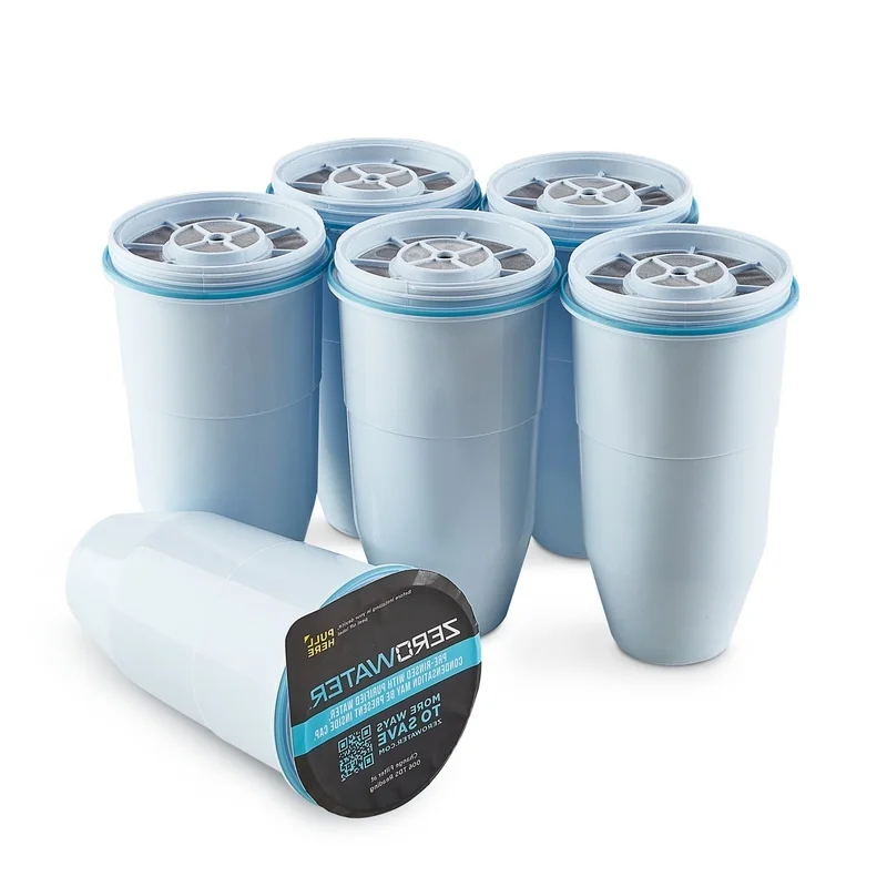 

5-ступенчатый сменный фильтр для воды, набор из 6 сокращений TDS, тяжелая металлическая фильтрация, экологически чистый, без BPA, совместимый со всеми водой