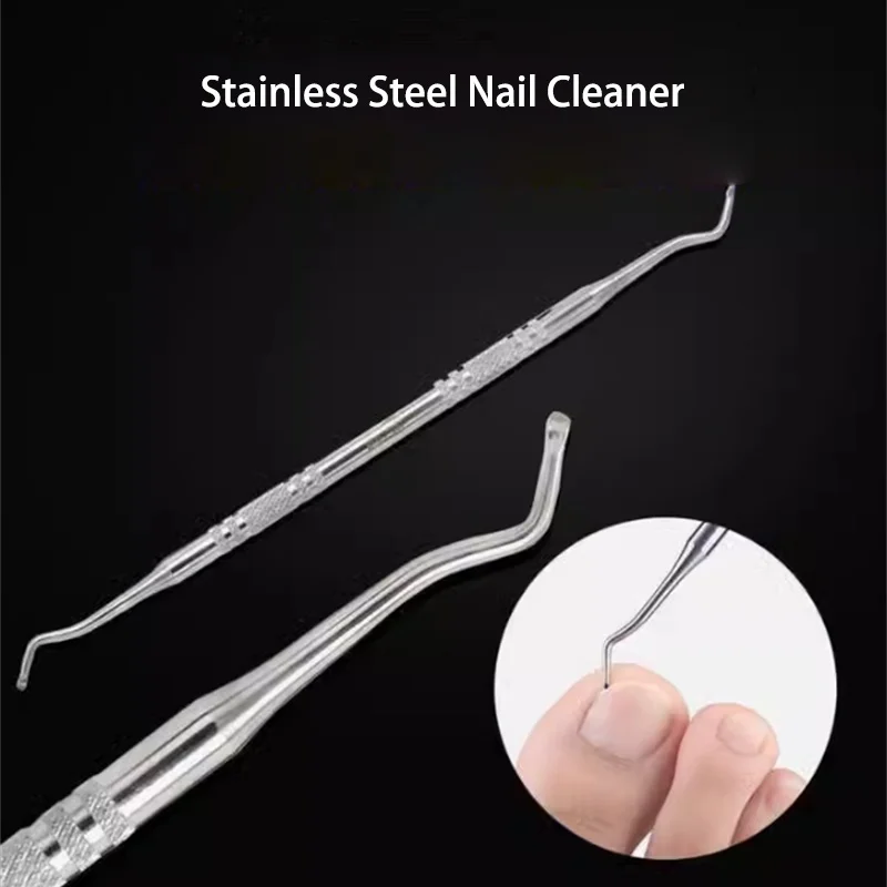 

Экскаватор для ногтей, двухсторонний, 13 см, многоразовый экскаватор для ногтей, прочный, немецкая, нержавеющая сталь