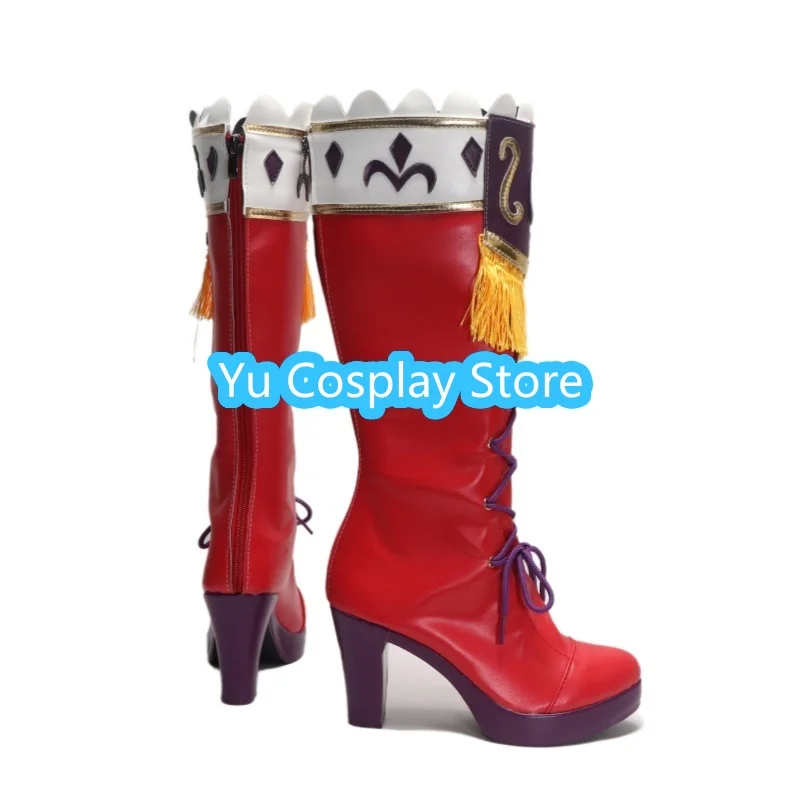 Yu Cosplay Store Scarpe cosplay miele di ghiaccio Scarpe cosplay anime Stivali Costumi di Halloween Puntelli
