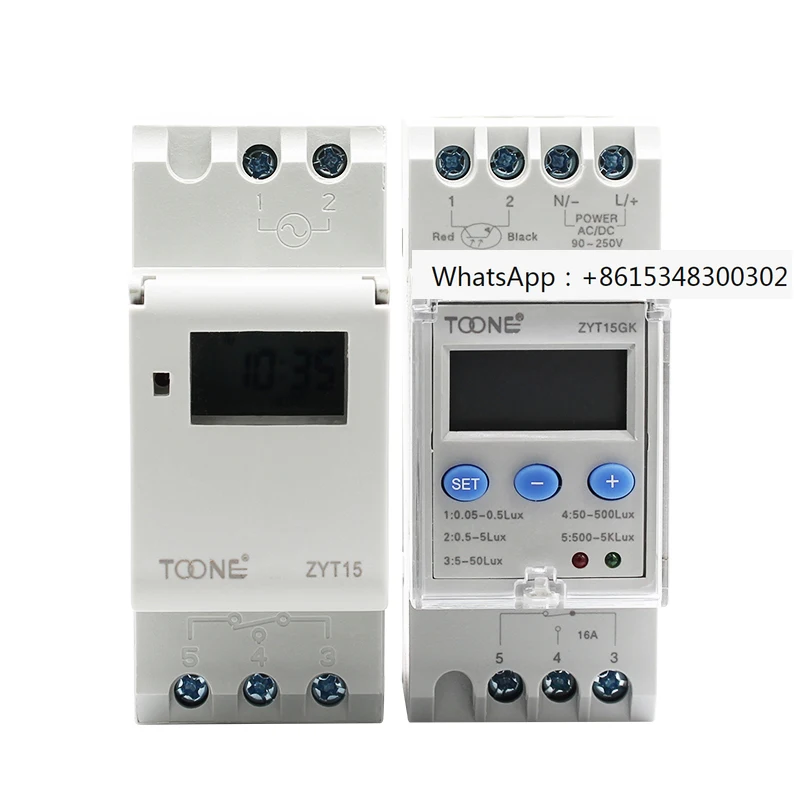 Zhuoyi Electronic Timer ZYT15 Microcomputer Time Control Switch ZYT15GK-X Light Control Advertising Street Lamp Delay