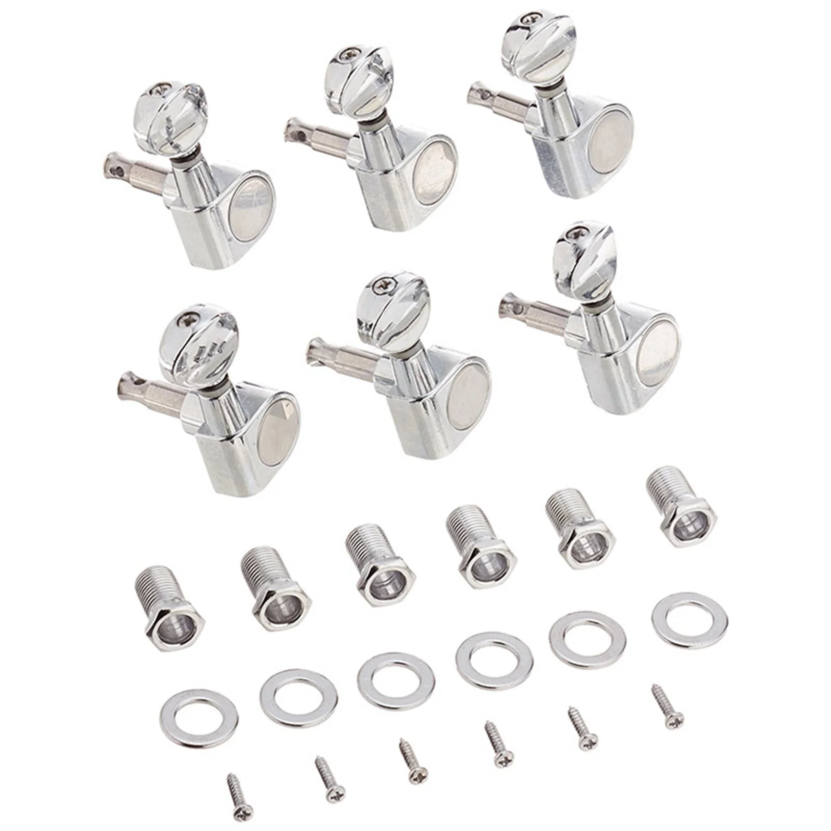 

Dropship-18Pcs 6R Guitar Tuning Pegs Tuners Machine Heads For Fender Replacement