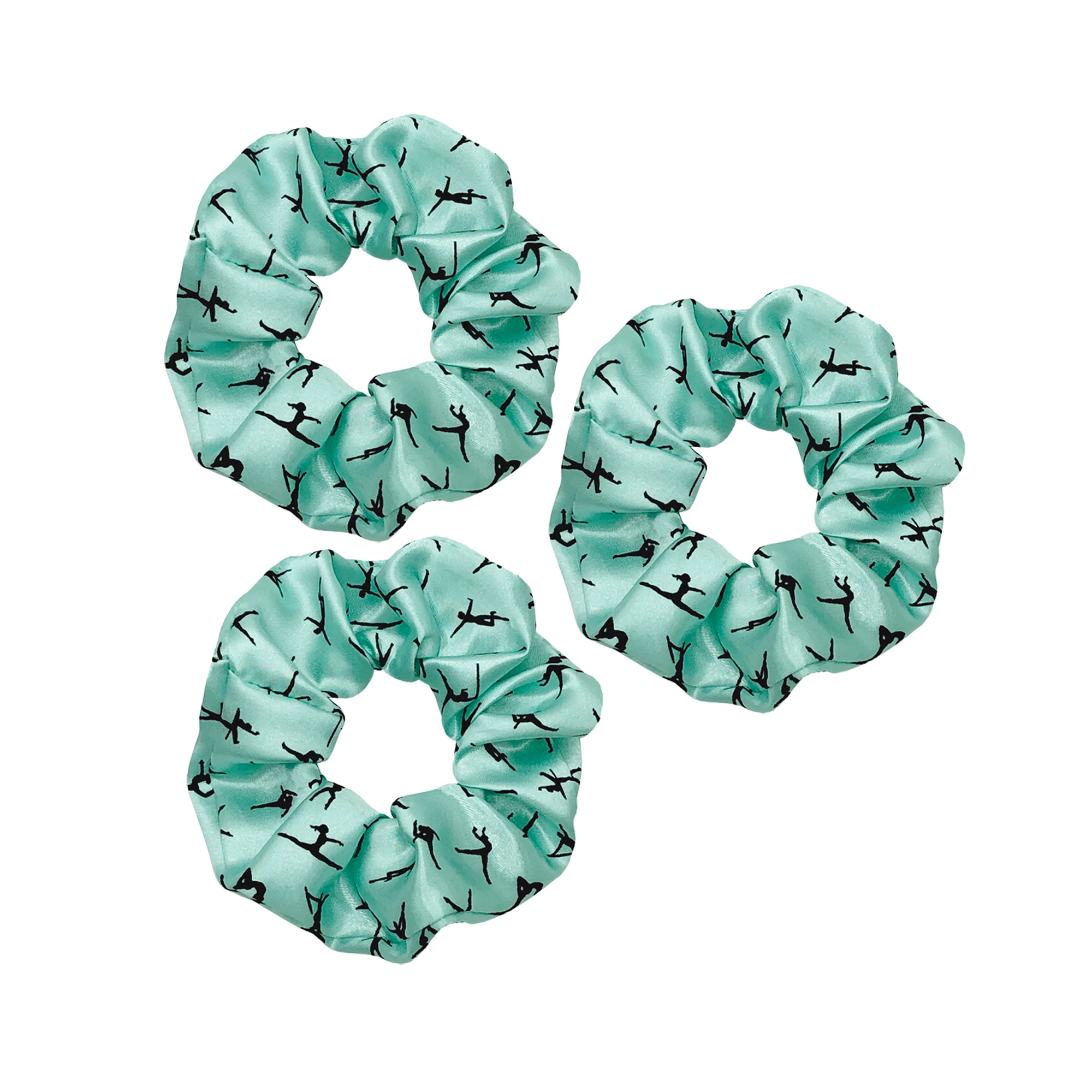 5 Stücke/20 Stücke Gymnastik Tanz Druck Scrunchies Haargummi Hohe Elastizität Elastisches Haarband Pferdeschwanzhalter Frauen Haarschmuck – Detail 15
